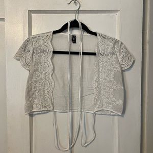 Cropped Wrap Top ‼️ sold ‼️